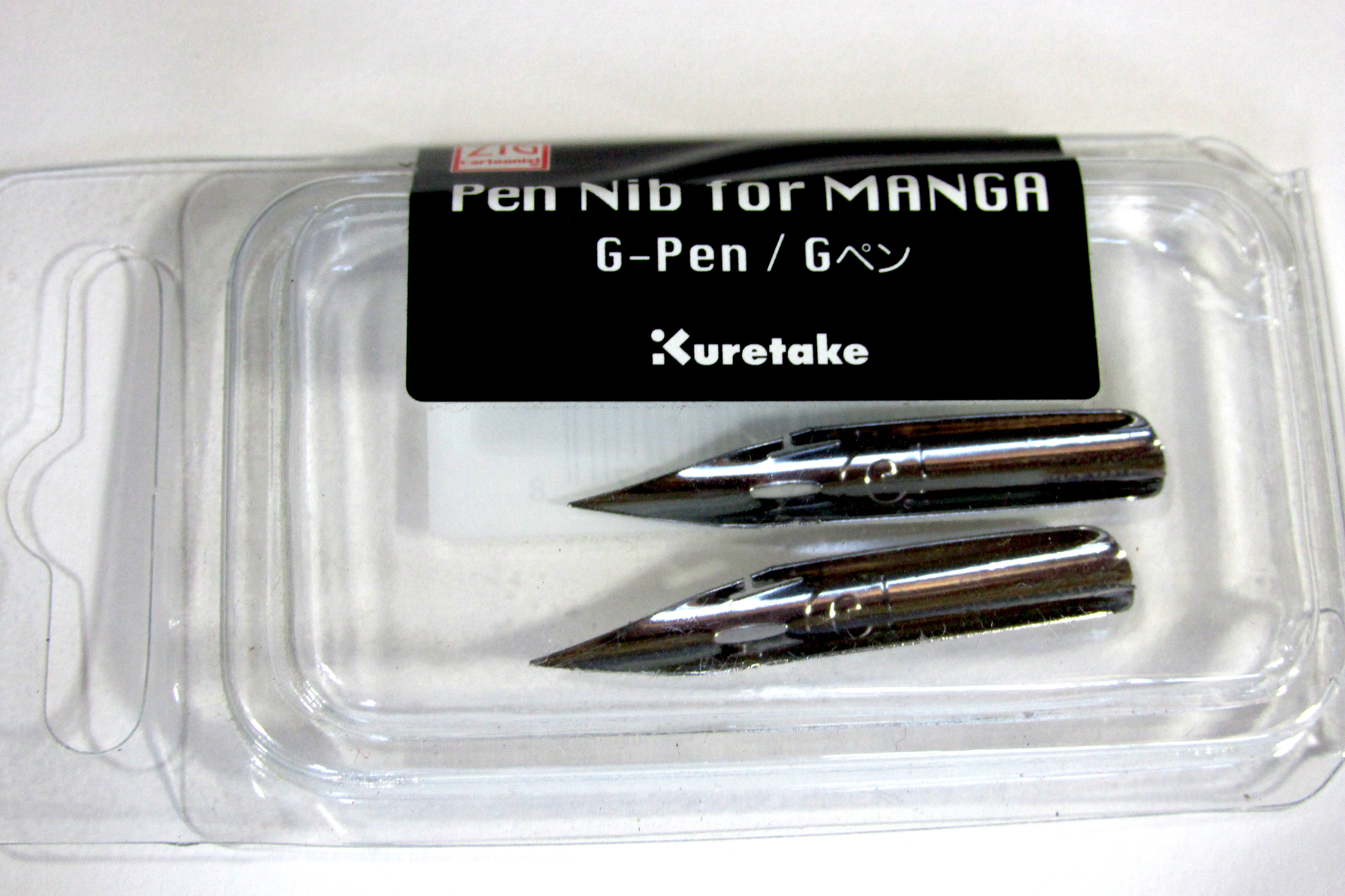 Manga pen nib G-nib in a pack of two.