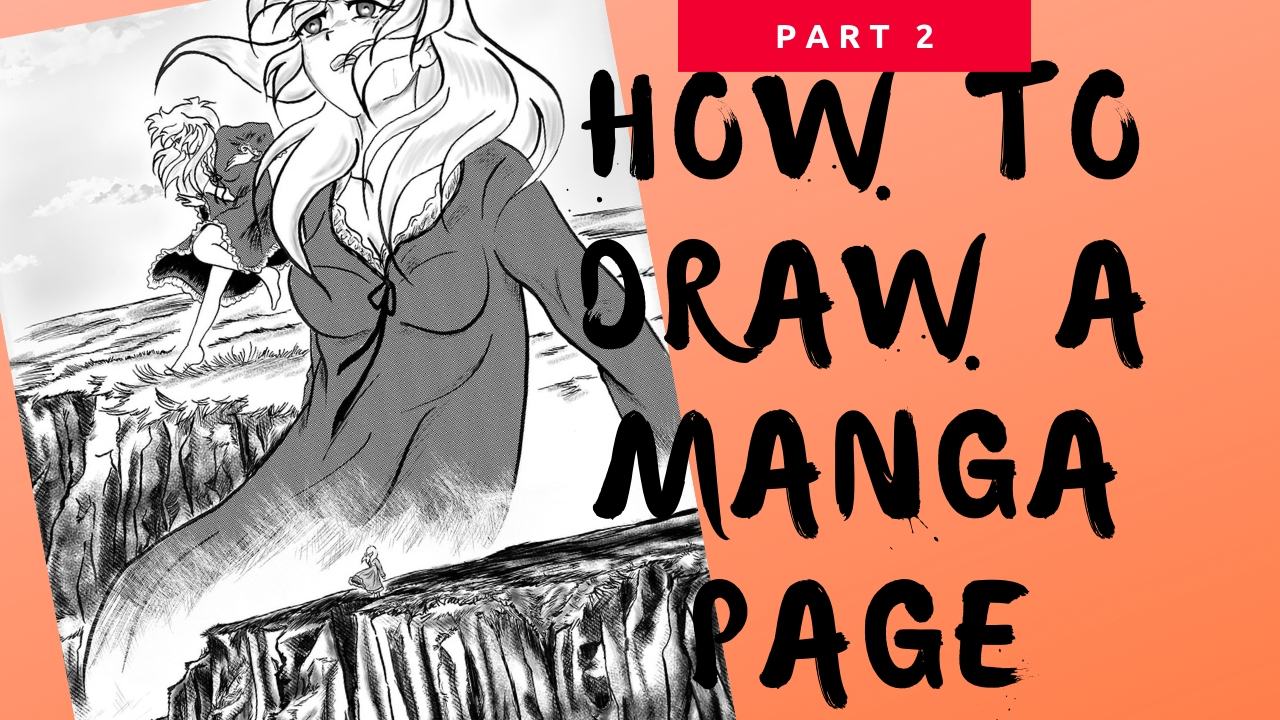 Thumbnail how to make a manga page YouTube video