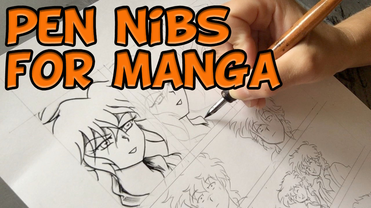 Drawing manga with Japanese Pen Nibs Review from a Pen Nib Lover