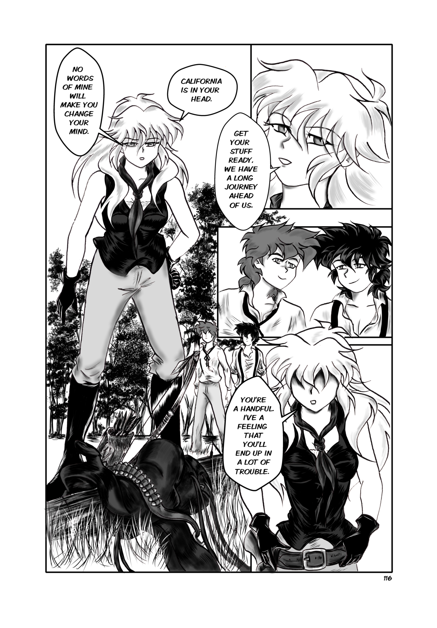 Sally McKay from Legends of the West graphic novel