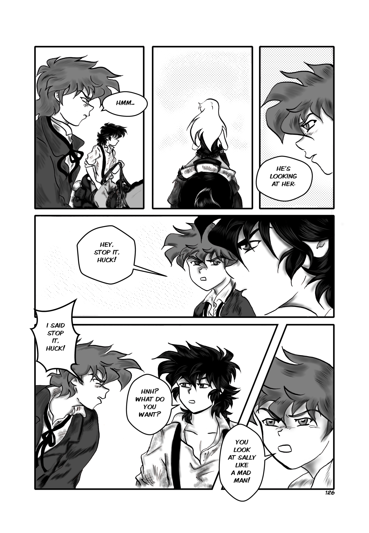 Legends of the West graphic novel page 126.