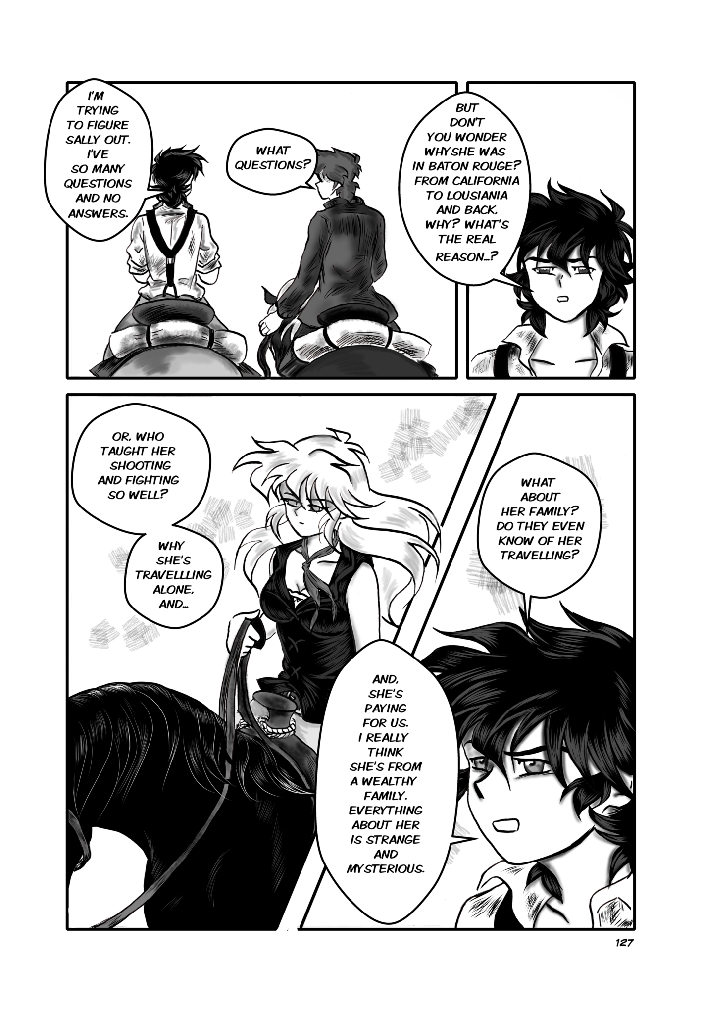 Legends of the West graphic novel page 127.