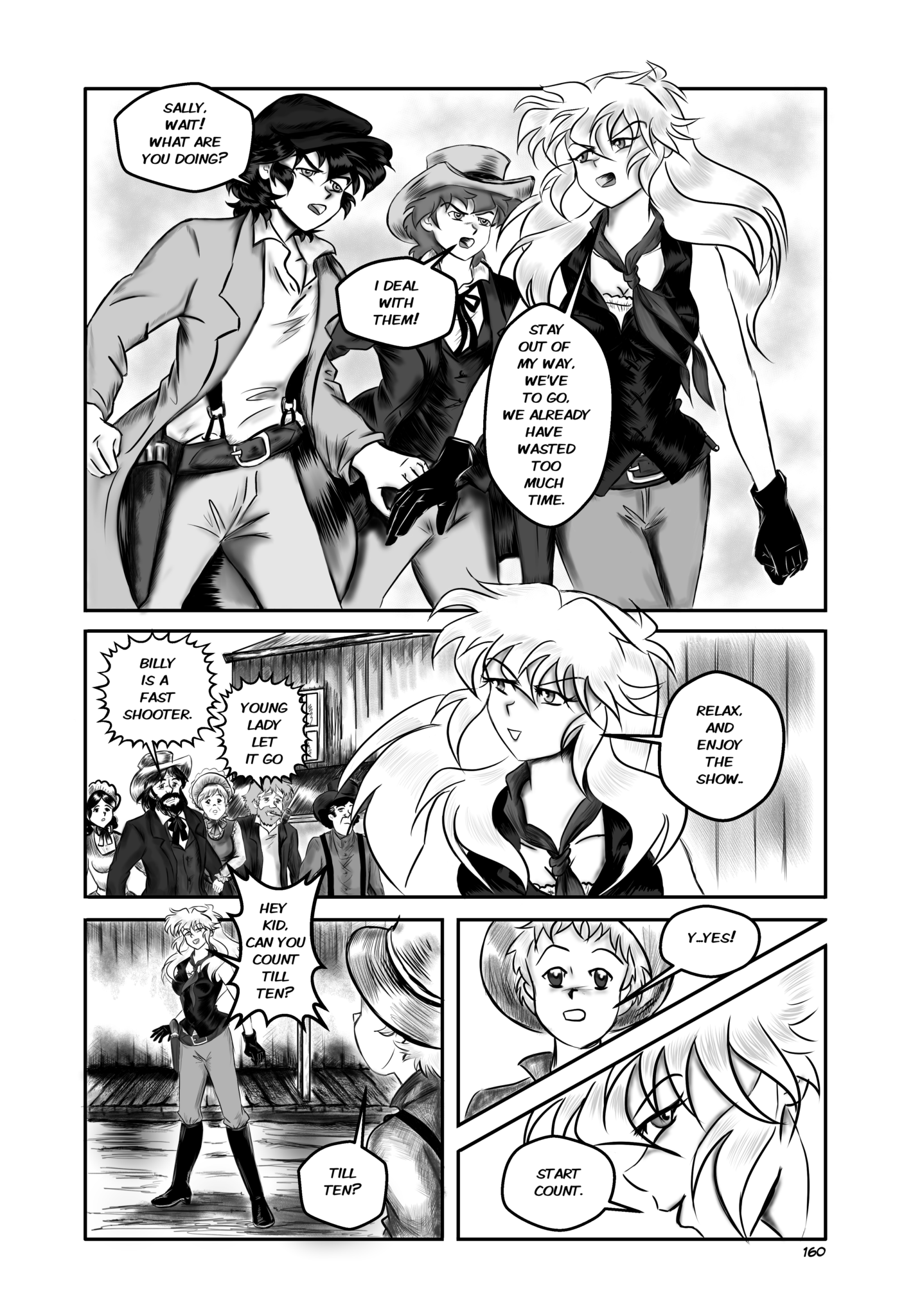 Legends of the West Chapt 4 page 160 five panels page.