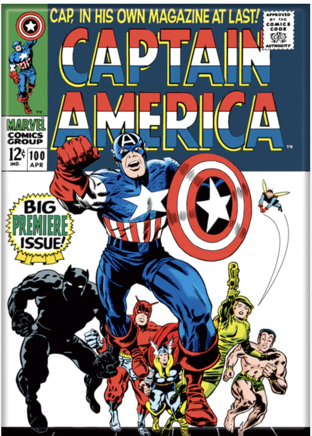 Captain American comic cover