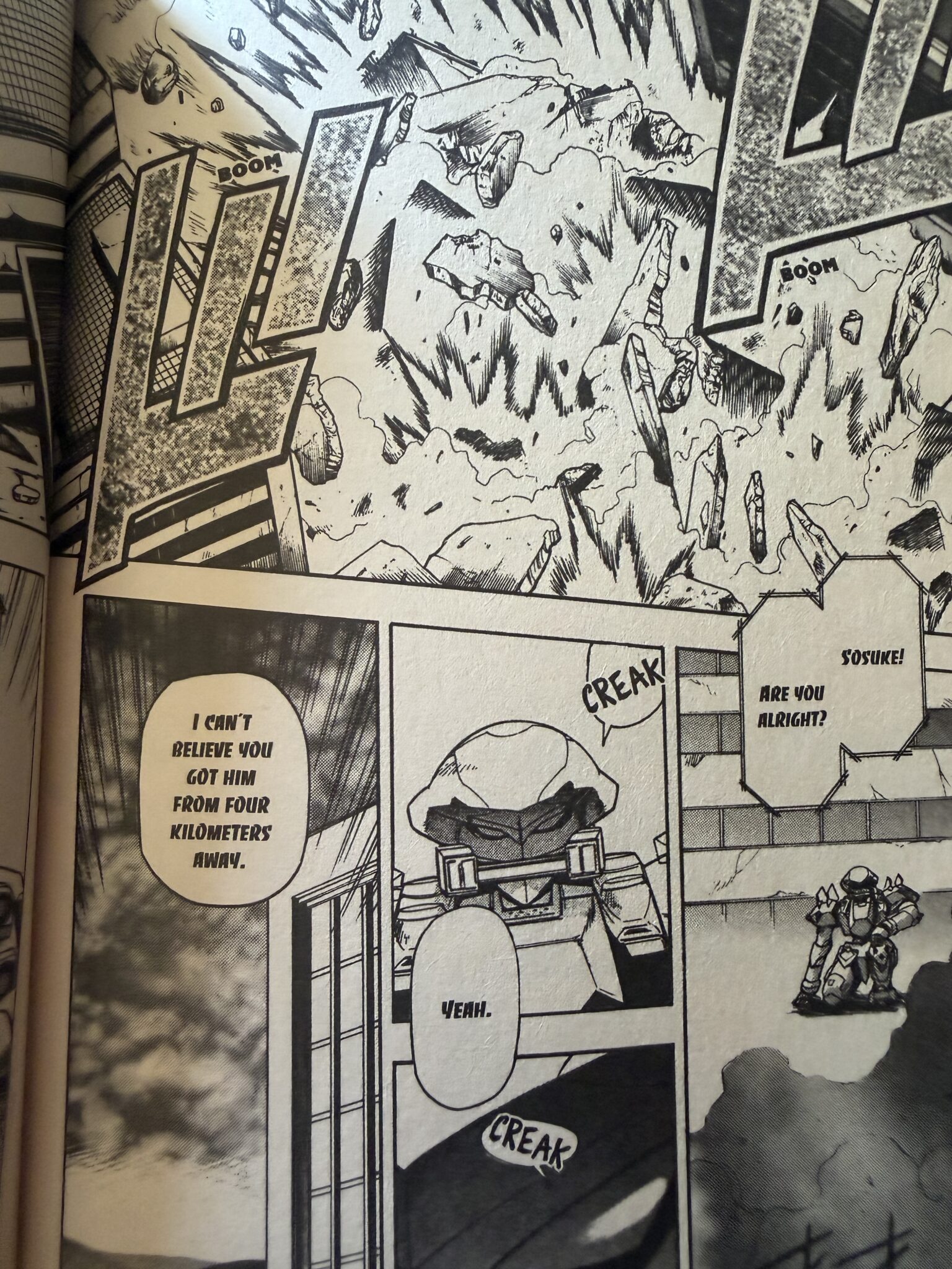 Full Metal Panic manga page.
